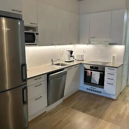 Апартаменты Aino 50m2 Apartment, Private Sauna, Lovely Balcony